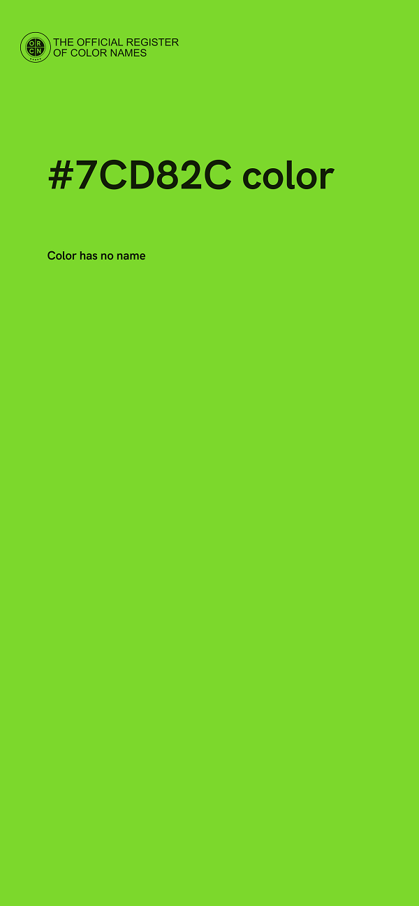 #7CD82C color image