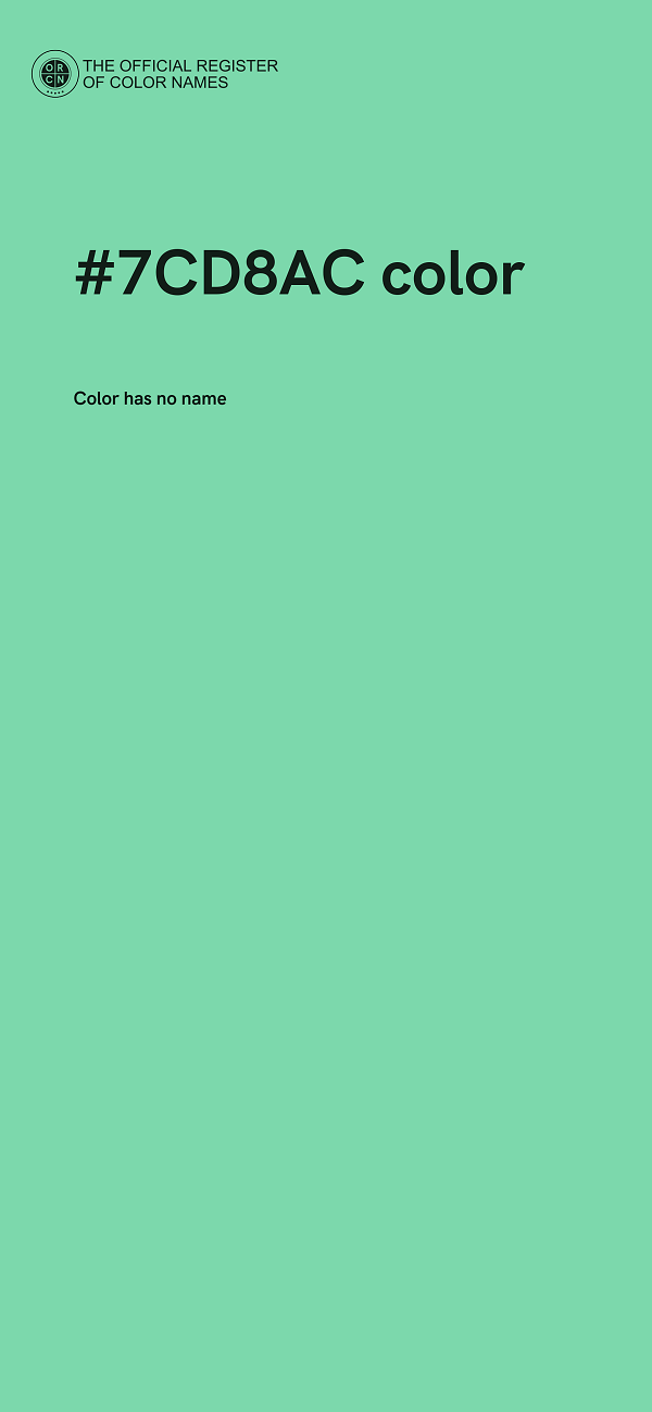 #7CD8AC color image