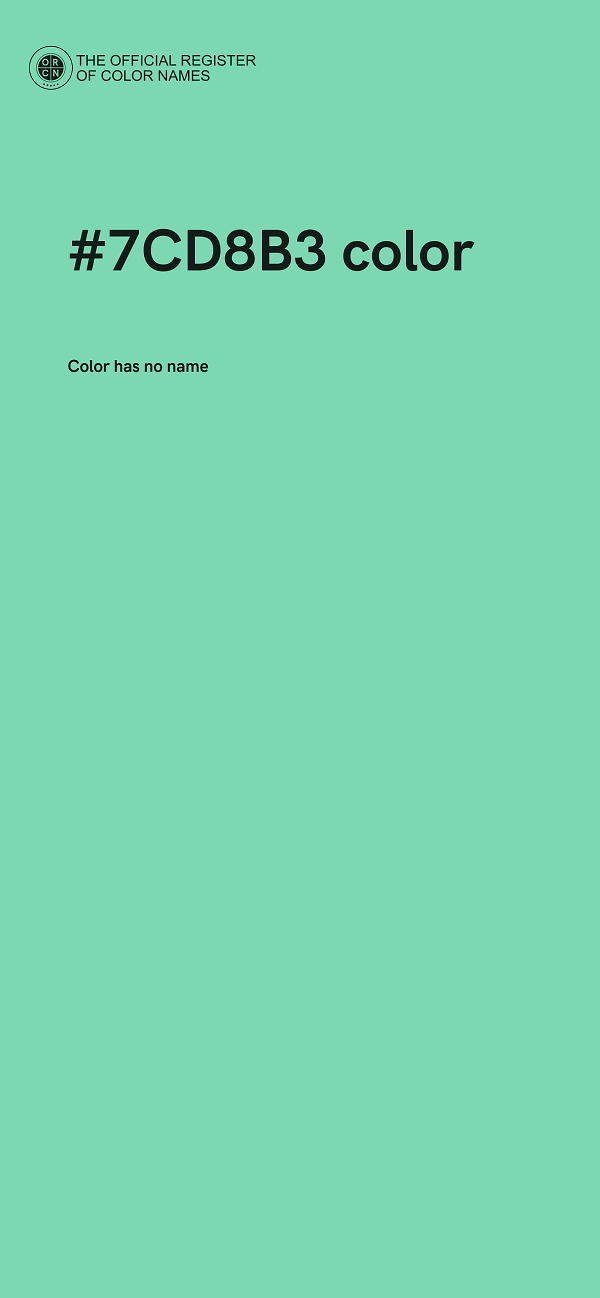 #7CD8B3 color image