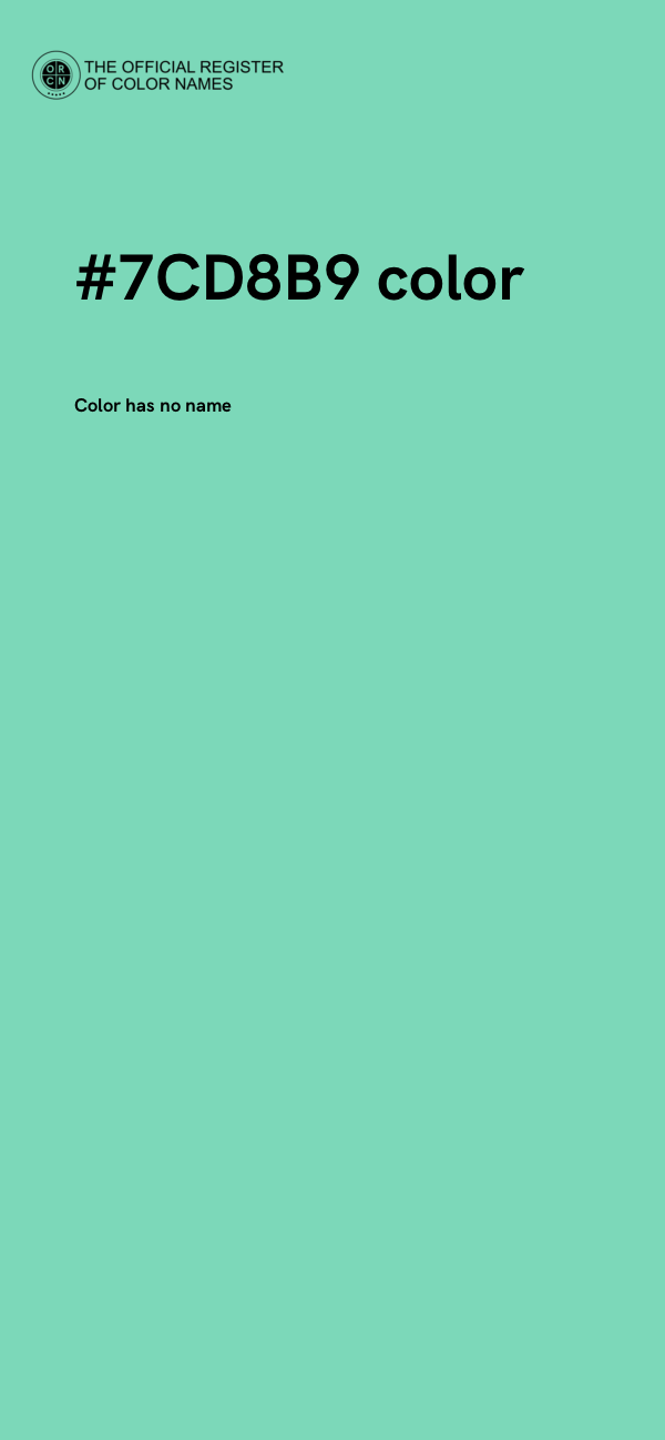 #7CD8B9 color image