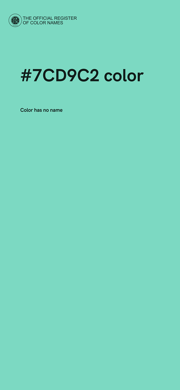 #7CD9C2 color image