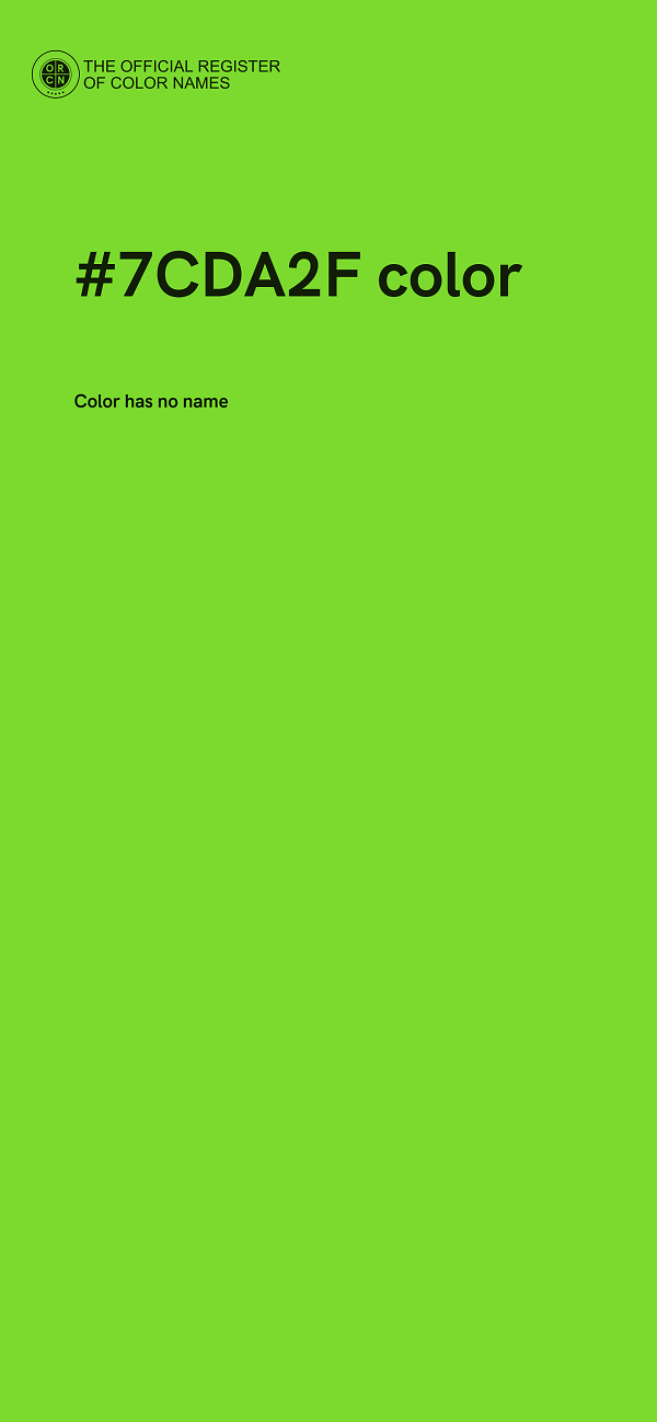 #7CDA2F color image