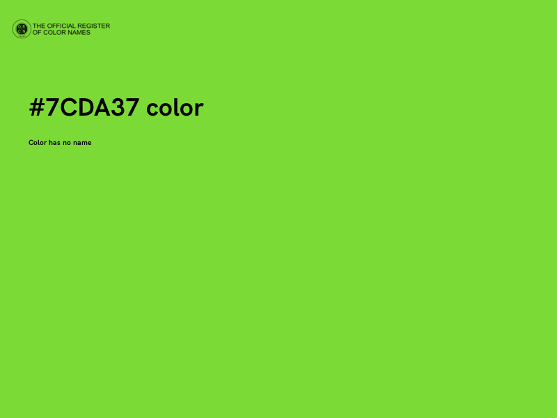 #7CDA37 color image