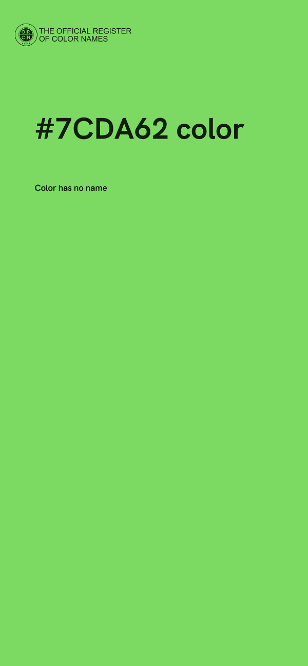 #7CDA62 color image