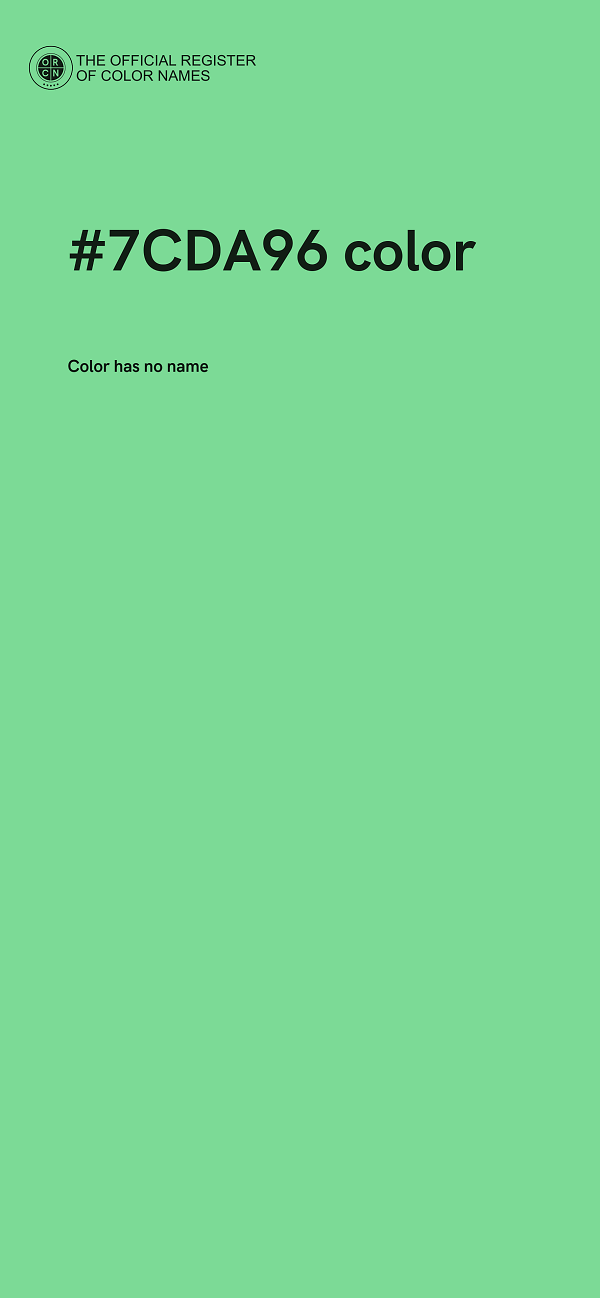 #7CDA96 color image