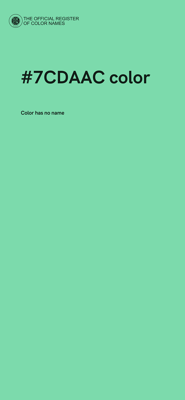 #7CDAAC color image