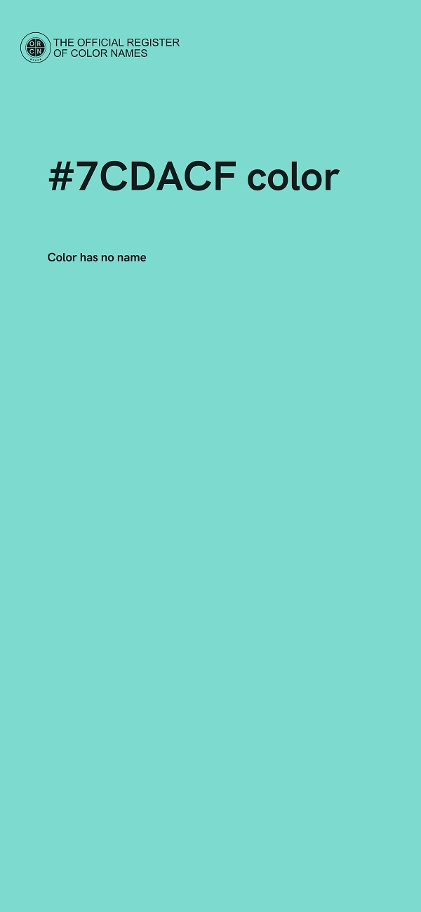 #7CDACF color image