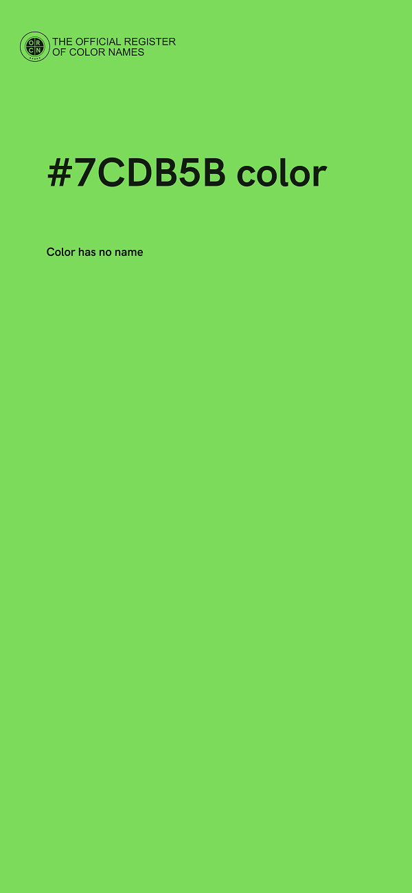#7CDB5B color image