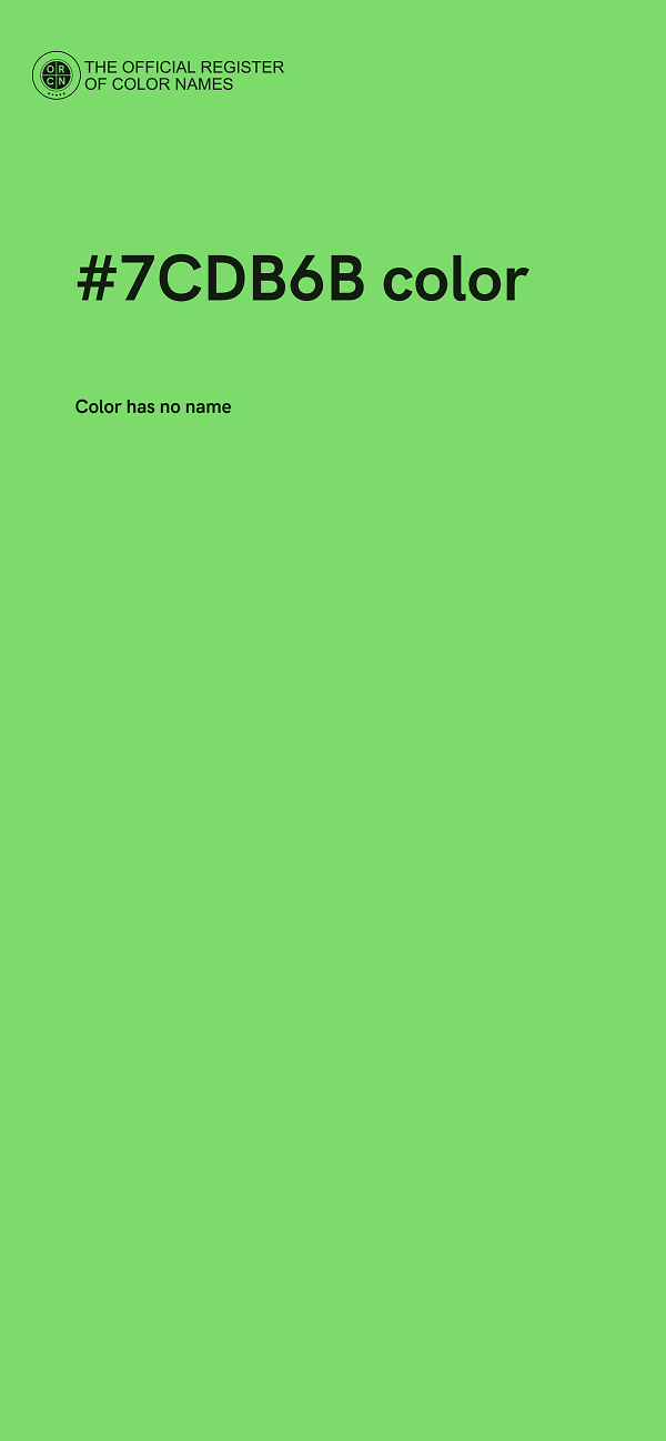 #7CDB6B color image