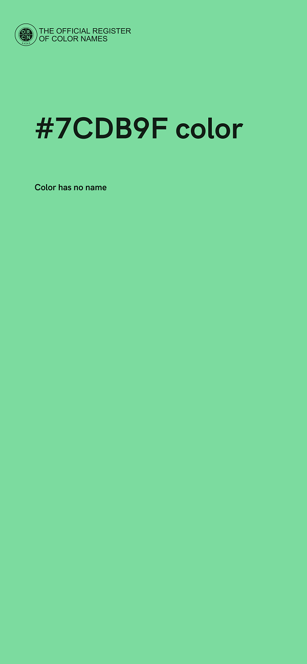 #7CDB9F color image