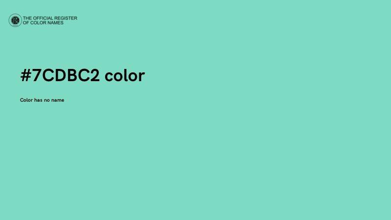 #7CDBC2 color image