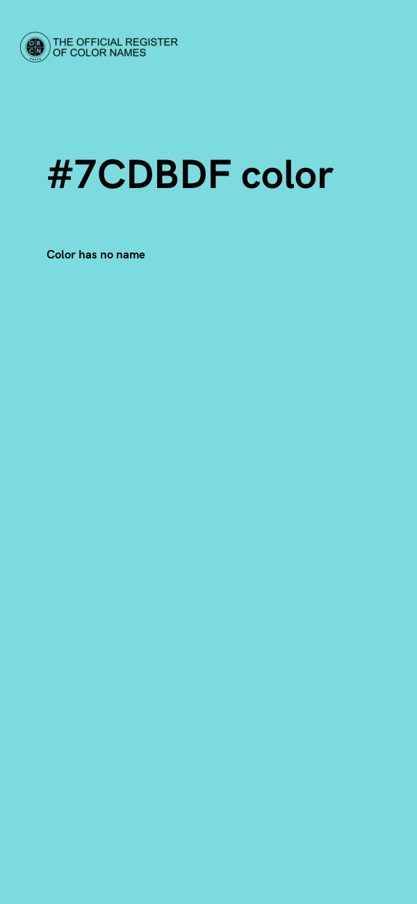 #7CDBDF color image