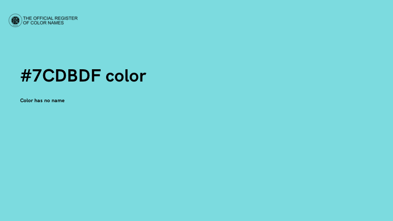 #7CDBDF color image