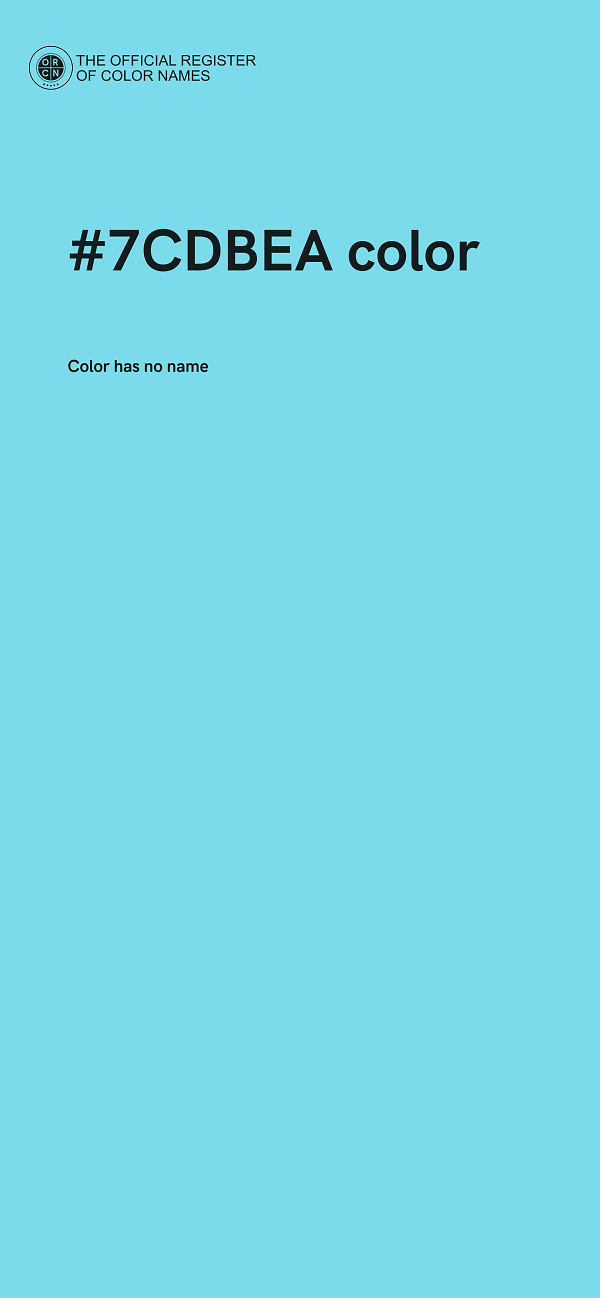 #7CDBEA color image