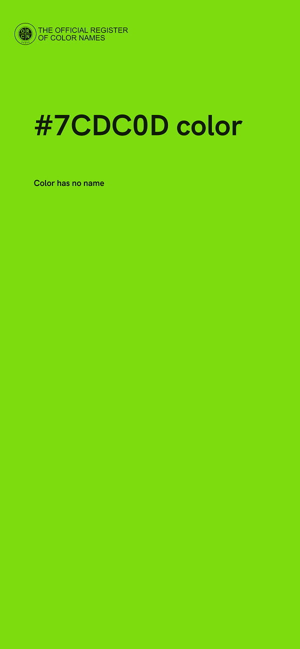 #7CDC0D color image