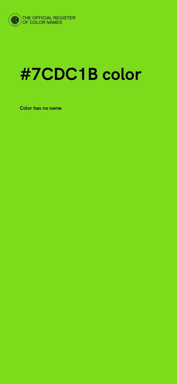 #7CDC1B color image