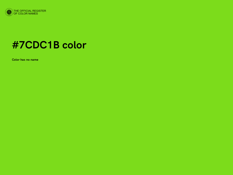 #7CDC1B color image