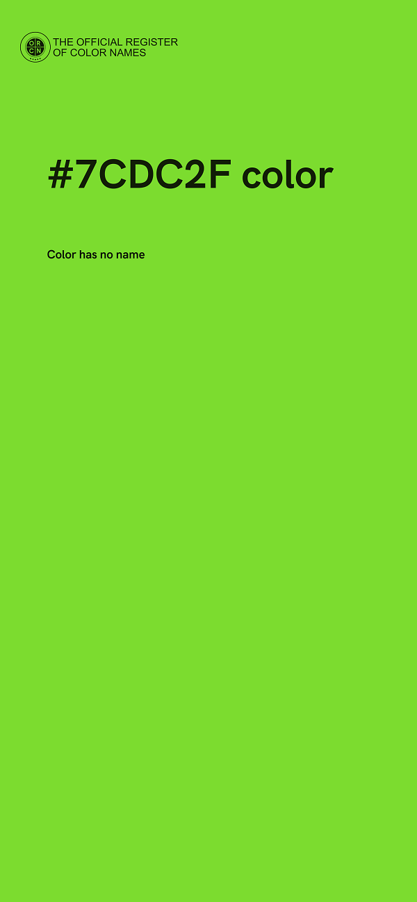 #7CDC2F color image