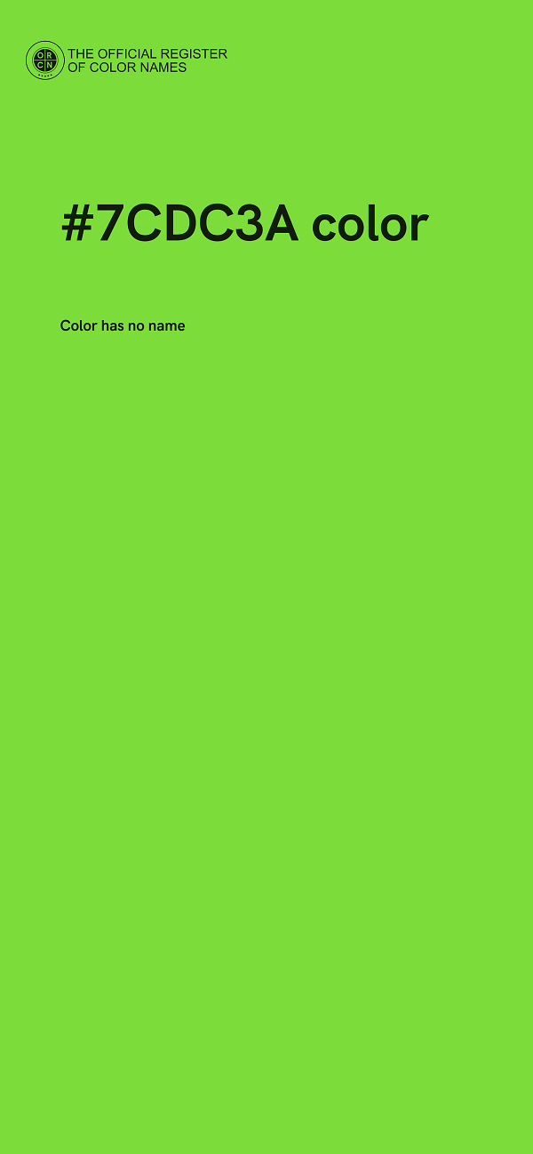 #7CDC3A color image