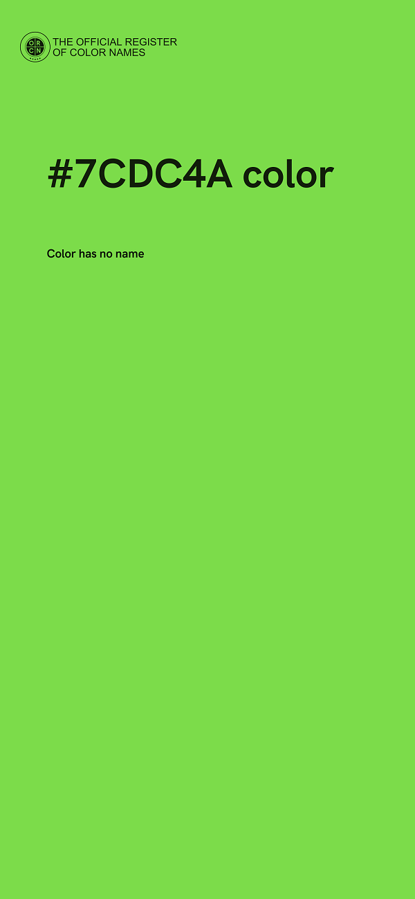 #7CDC4A color image