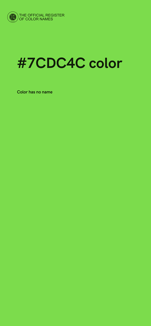 #7CDC4C color image