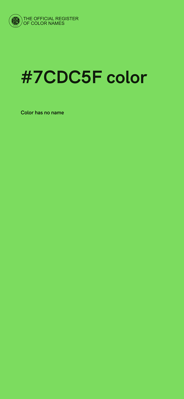 #7CDC5F color image