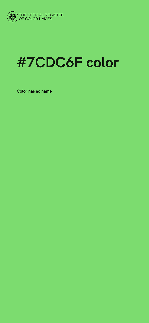 #7CDC6F color image