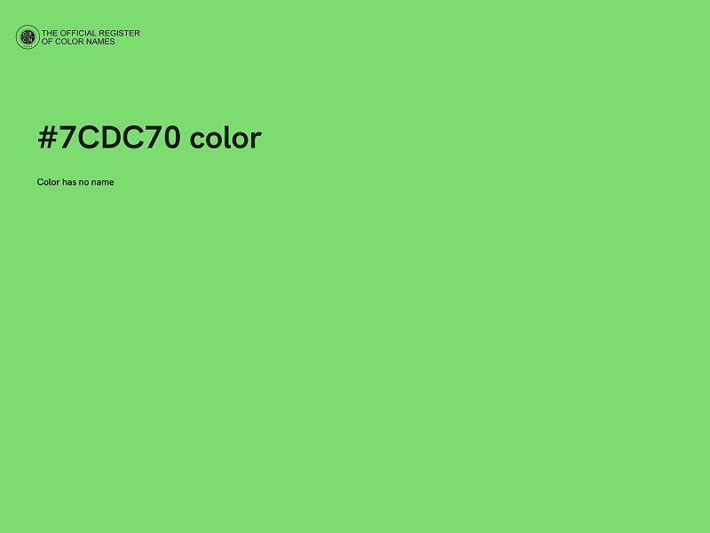 #7CDC70 color image