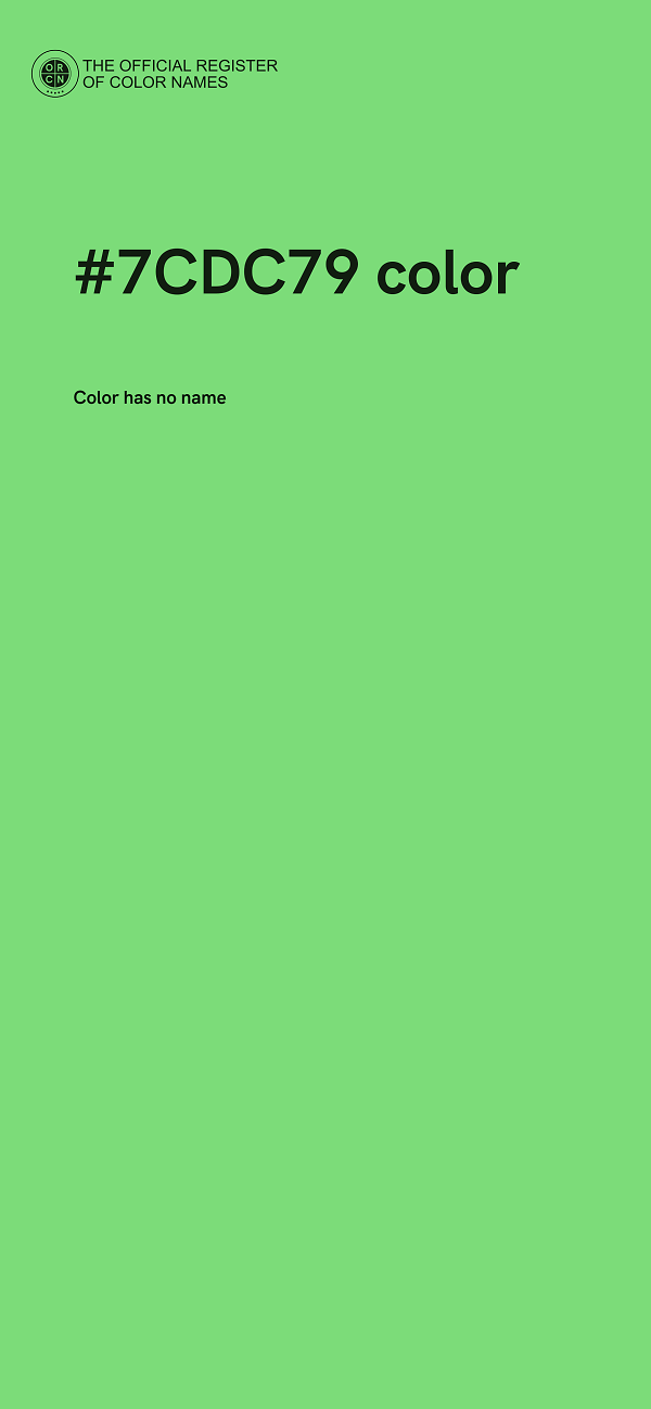 #7CDC79 color image