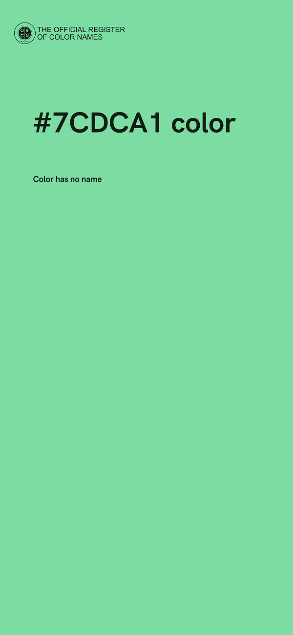 #7CDCA1 color image