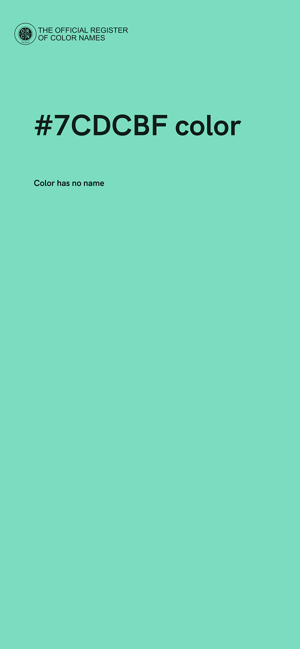 #7CDCBF color image