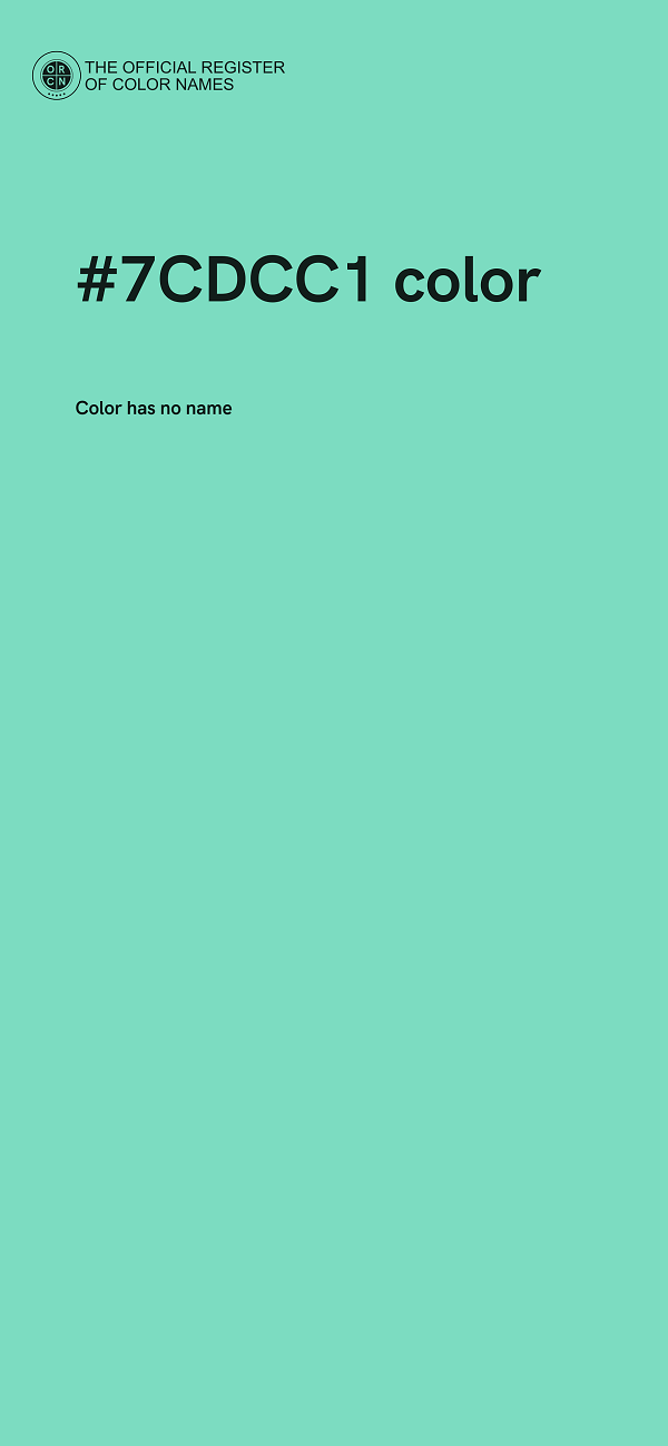 #7CDCC1 color image
