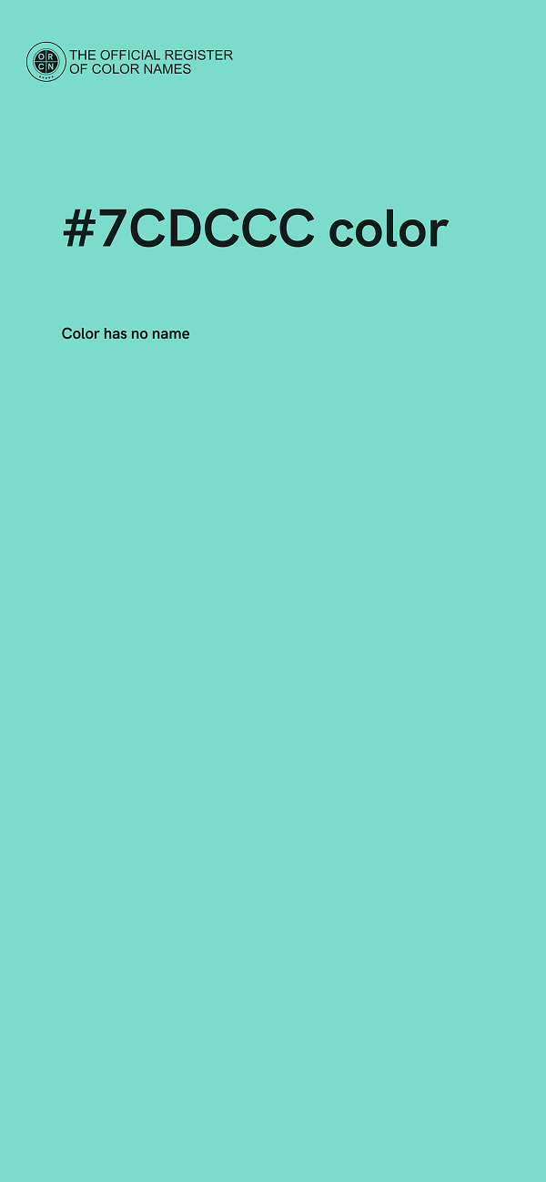 #7CDCCC color image
