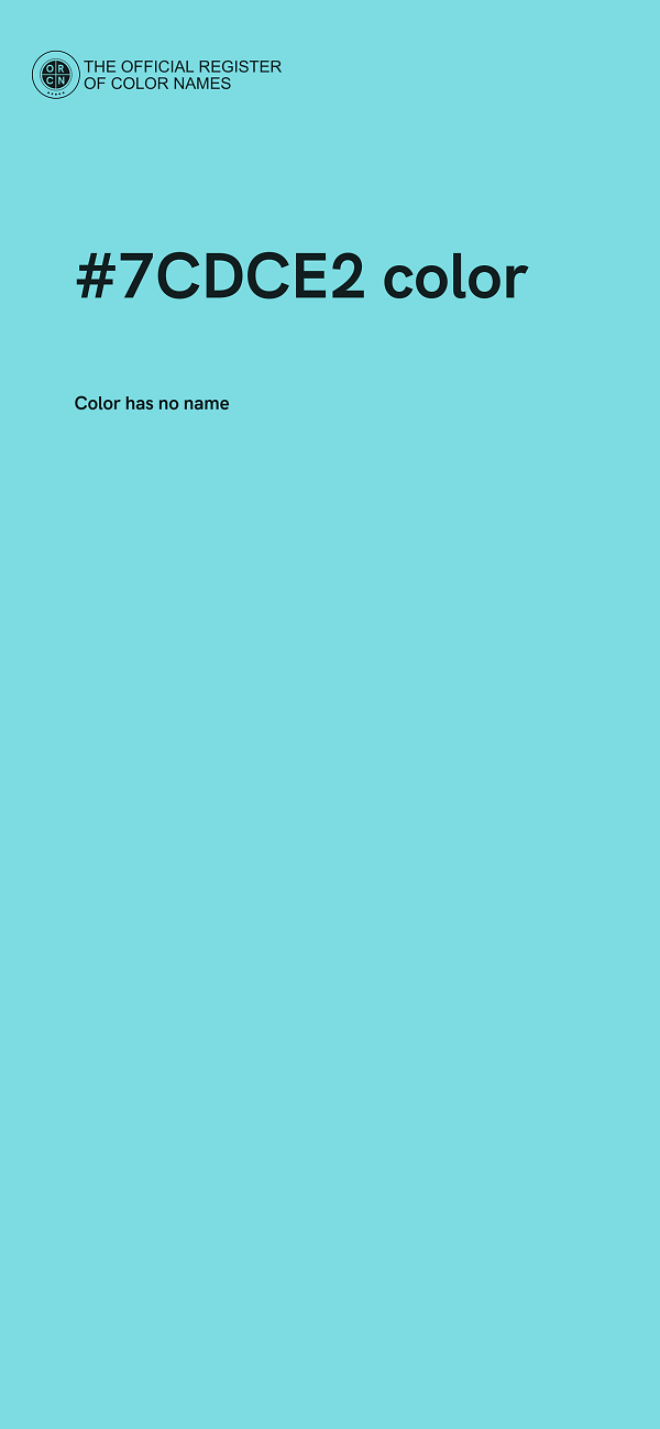 #7CDCE2 color image