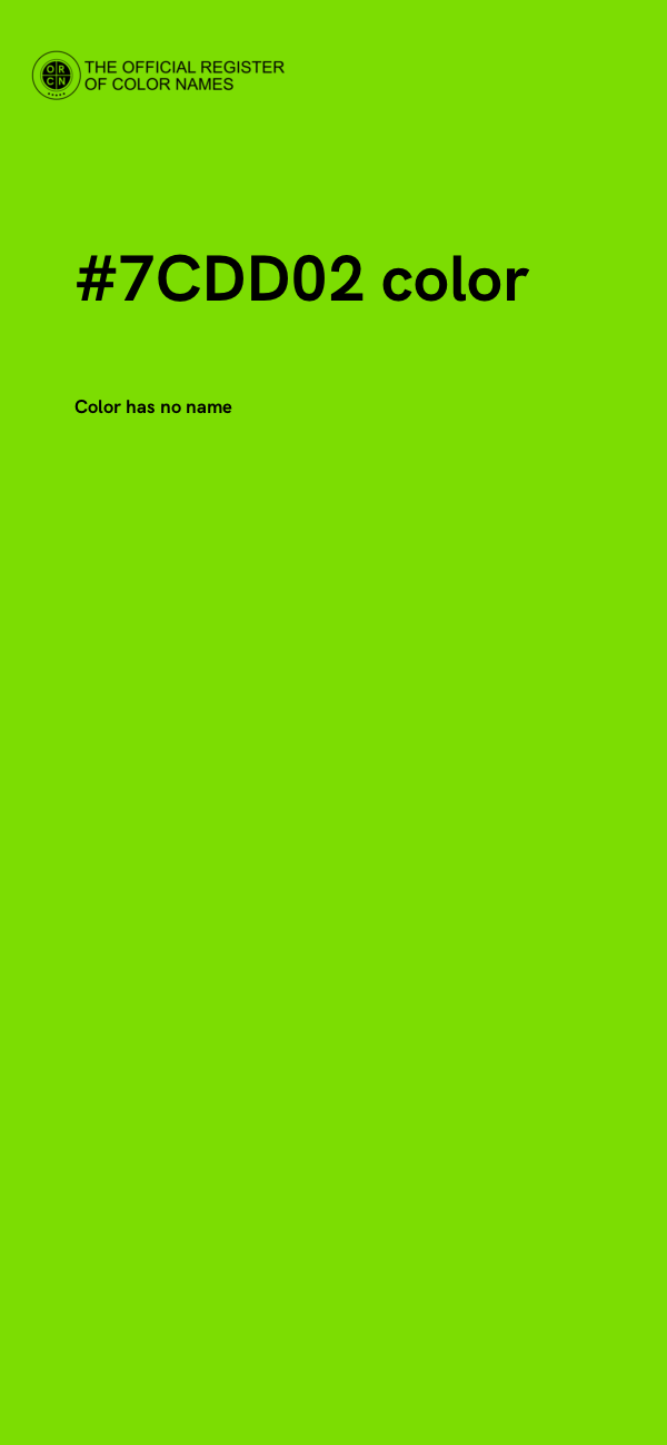 #7CDD02 color image
