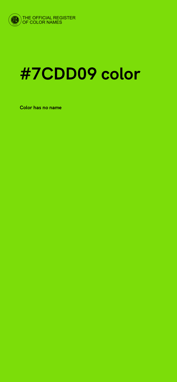 #7CDD09 color image