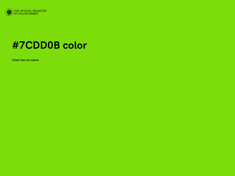 #7CDD0B color image