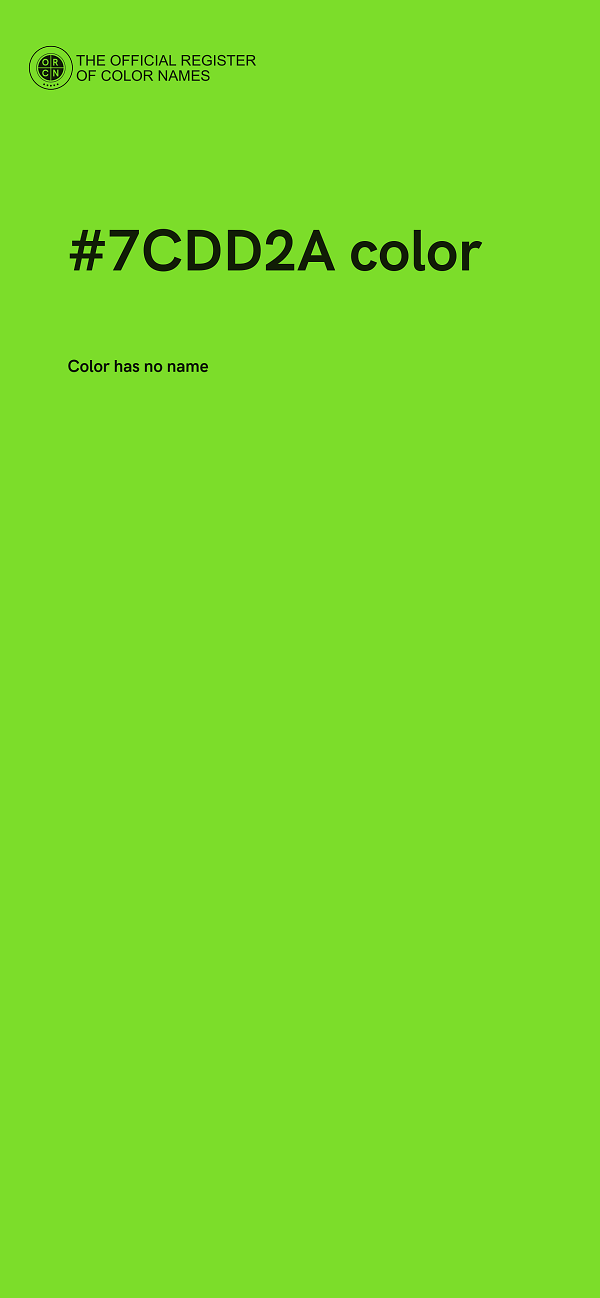 #7CDD2A color image