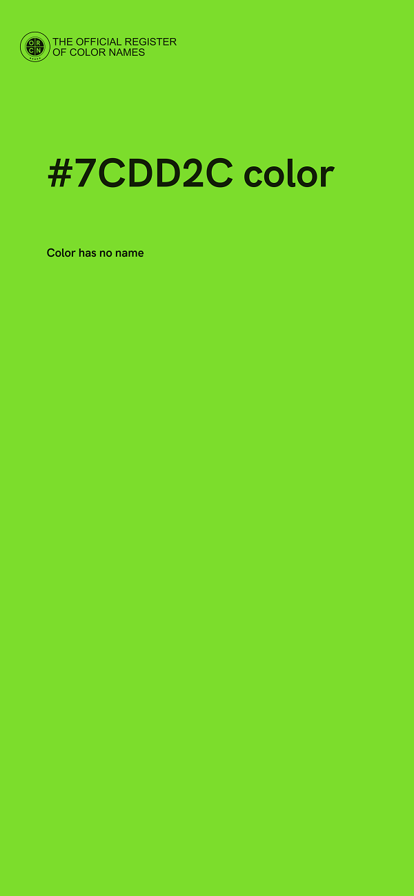 #7CDD2C color image