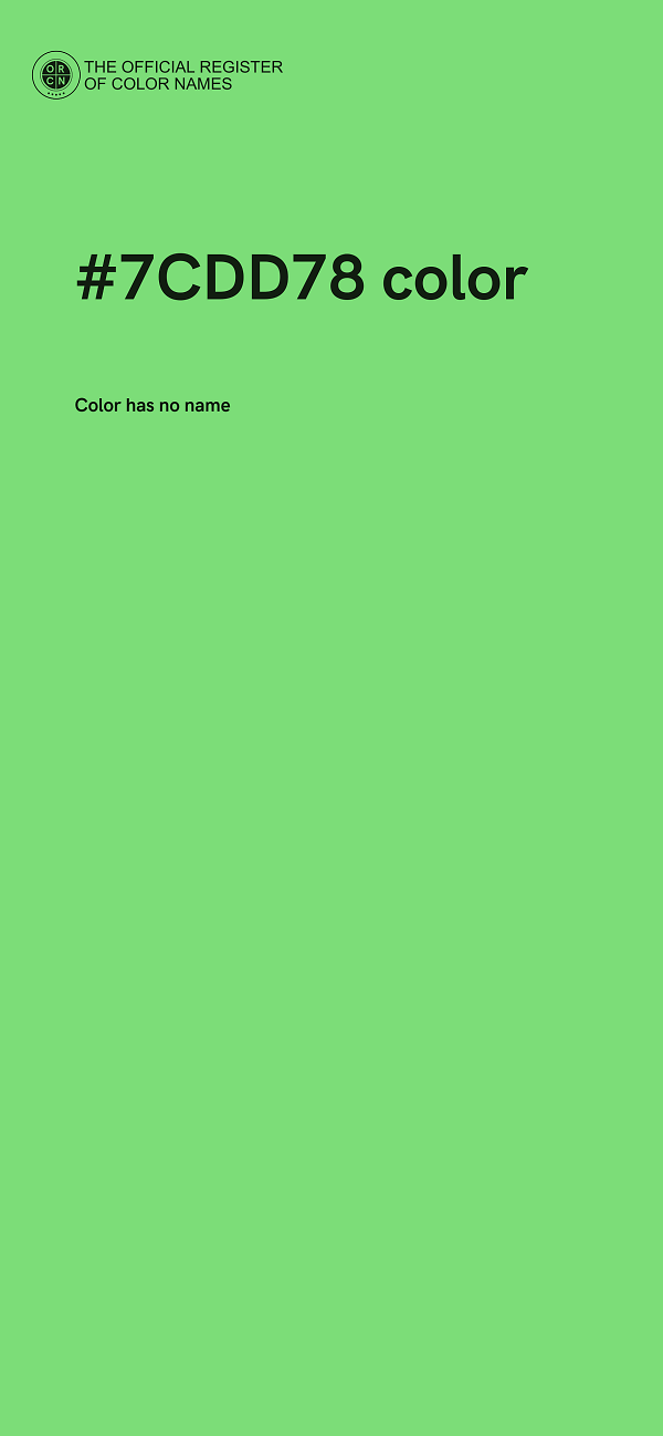 #7CDD78 color image
