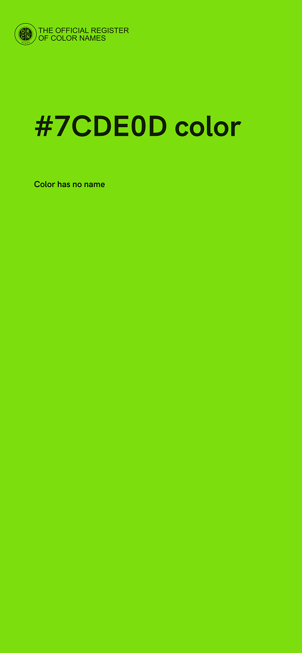 #7CDE0D color image