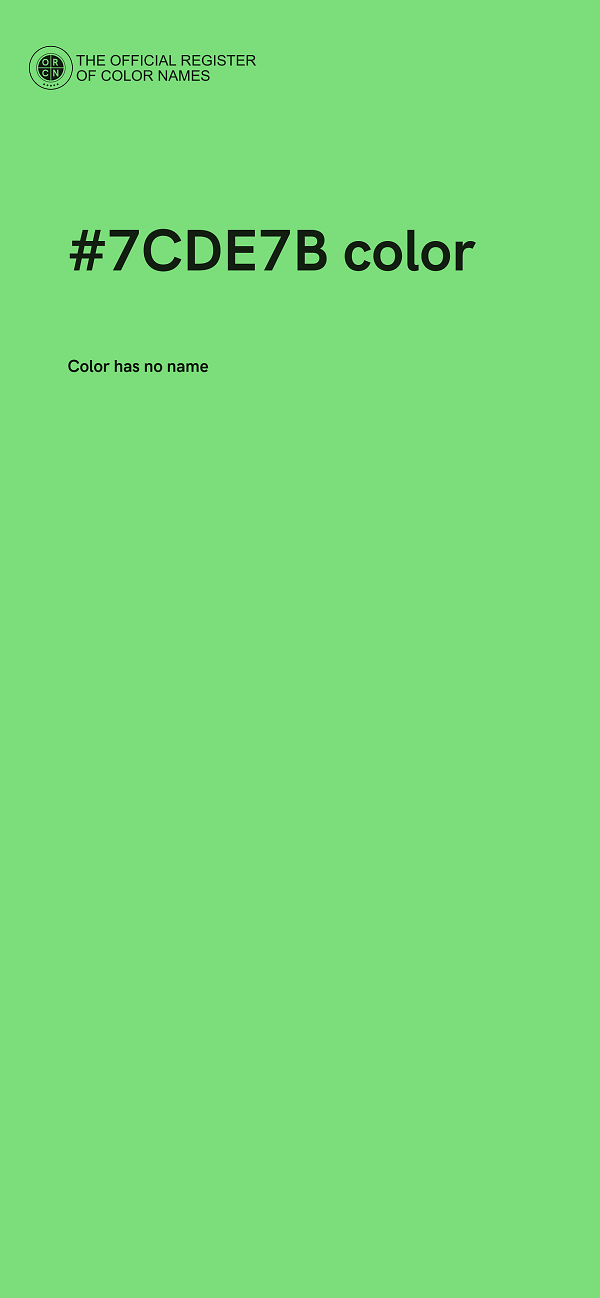 #7CDE7B color image