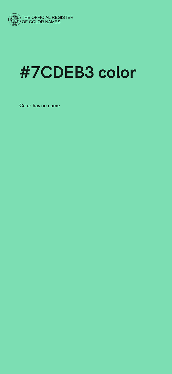 #7CDEB3 color image
