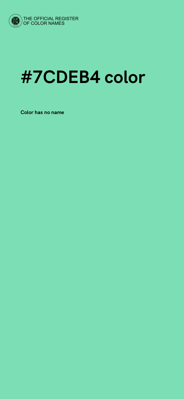 #7CDEB4 color image