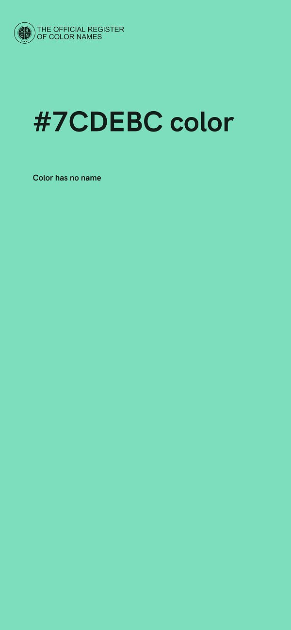 #7CDEBC color image