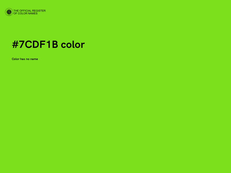 #7CDF1B color image