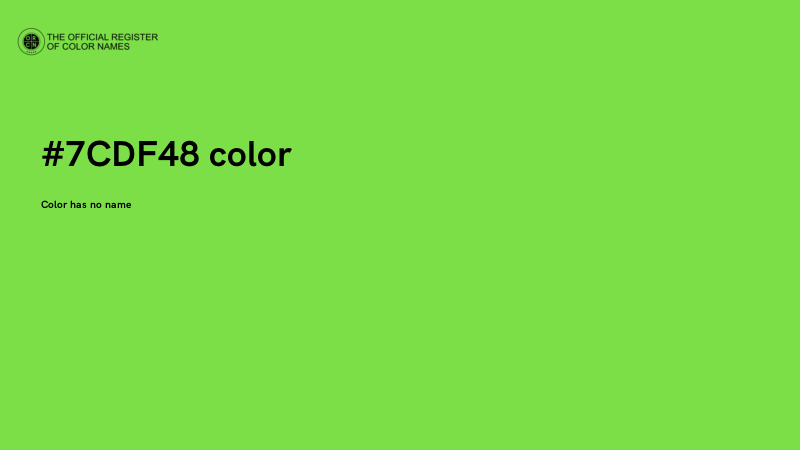 #7CDF48 color image