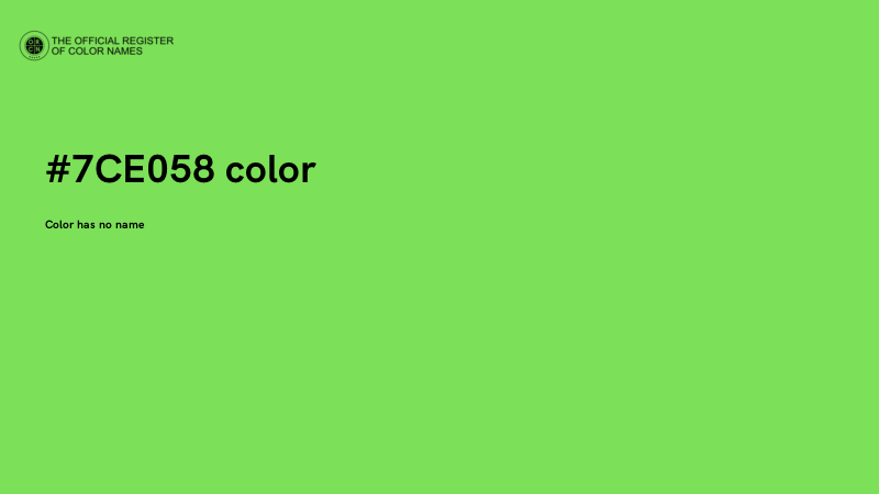 #7CE058 color image