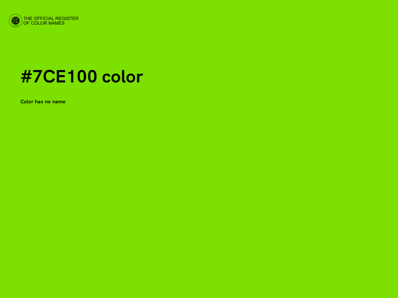 #7CE100 color image