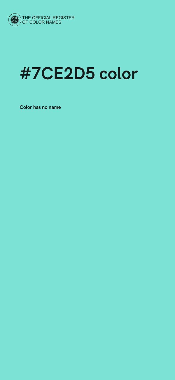 #7CE2D5 color image